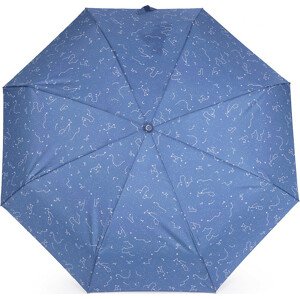 Dámský mini skládací deštník Varianta: 8 modrá, Balení: 1 ks