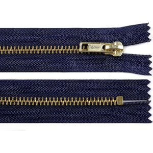 Kovový zip šíře 6 mm délka 20 cm Varianta: 330 modrá tmavá, Balení: 1 ks
