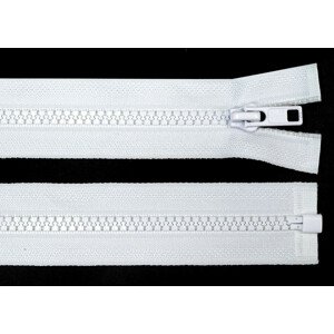 Kostěný zip šíře 5 mm délka 80 cm bundový Varianta: 101 bílá, Balení: 1 ks