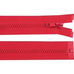 Kostěný zip šíře 5 mm délka 85 cm bundový Varianta: 162 červená světlá, Balení: 1 ks