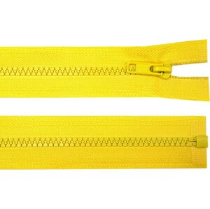 Kostěný zip šíře 5 mm délka 85 cm bundový Varianta: 110 žlutá, Balení: 1 ks