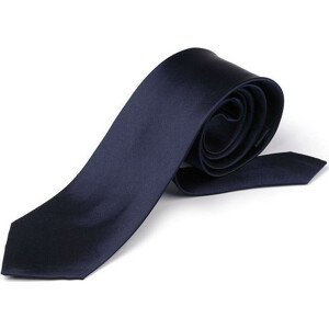 Saténová kravata Varianta: 3 (8 cm) modrá pařížská, Balení: 1 ks