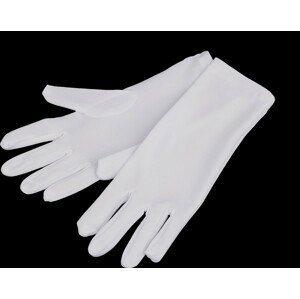 Společenské rukavice dámské Varianta: 4 (22-24cm) bílá, Balení: 1 pár