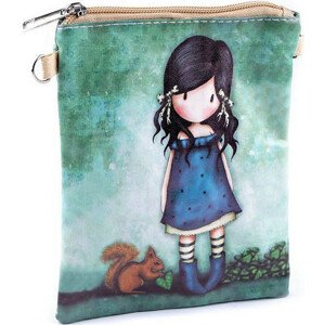 Dívčí kabelka 15x18,5 cm s potiskem Varianta: 11 zelená smaragdová, Balení: 1 ks