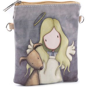 Dívčí kabelka 15x18,5 cm s potiskem Varianta: 14 šedá, Balení: 1 ks