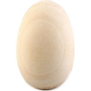 Dřevěná hlavička / velikonoční vajíčko 25x40 mm Varianta: přírodní, Balení: 1 ks