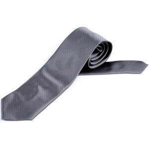 Saténová kravata Varianta: 4 šedá, Balení: 1 ks