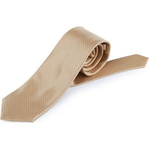 Saténová kravata Varianta: 6 krémová, Balení: 1 ks