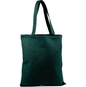 Textilní taška bavlněná k dotvoření 35x39 cm Varianta: 2 (016) zelená lesní, Balení: 1 ks