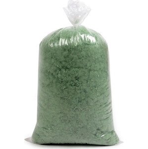 Výplň - kuličky z dutého vlákna nebělené 1 kg Varianta: zelená sv., Balení: 1 sáček