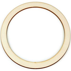 Dřevěný kruh na lapač snů / k dekorování Ø18 cm Varianta: přírodní sv., Balení: 10 ks