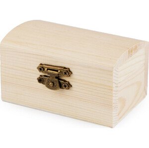 Dřevěná krabička k dozdobení Varianta: 1 (5,5x9 cm) přírodní, Balení: 6 ks
