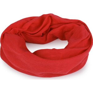 Multifunkční šátek pružný, bezešvý, jednobarevný Varianta: 2 červená, Balení: 1 ks