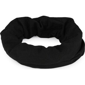 Multifunkční šátek pružný, bezešvý, jednobarevný Varianta: 6 černá, Balení: 1 ks