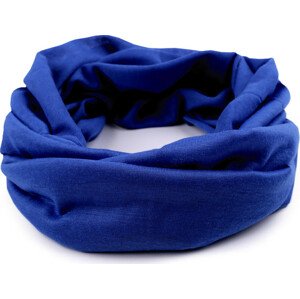 Multifunkční šátek pružný, bezešvý, jednobarevný Varianta: 15 modrá královská, Balení: 1 ks