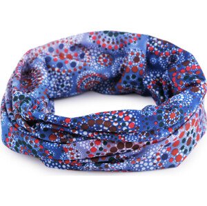 Multifunkční šátek pružný, bezešvý mandala Varianta: 2 modrá, Balení: 1 ks