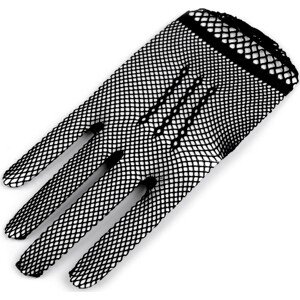 Společenské rukavice síťované / gotik Varianta: černá, Balení: 1 pár