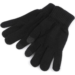 Dámské pletené rukavice Varianta: černá, Balení: 1 pár