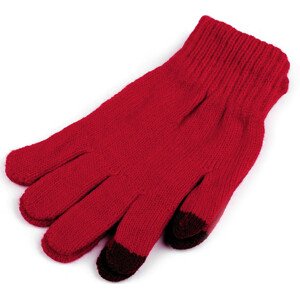 Dámské pletené rukavice Varianta: 20 červená, Balení: 1 pár