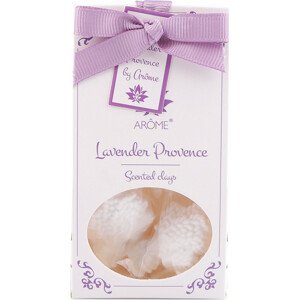 Vonné jíly v dárkové krabičce - anděl, růže, levandule Varianta: 1 (Lavender Provence) bílá levandule, Balení: 1 sada