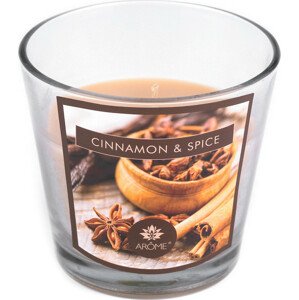 Vonná svíčka ve skle 120 g Varianta: 9 (Cinnamon&Spice) béžová, Balení: 12 ks