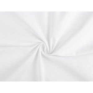 Bavlněná látka / plátno Varianta: 1 (160 cm, 140 g/m²) bílá, Balení: 1 m