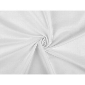 Bavlněná látka / plátno Varianta: 2 (140 cm,140 g/m²) bílá, Balení: 1 m