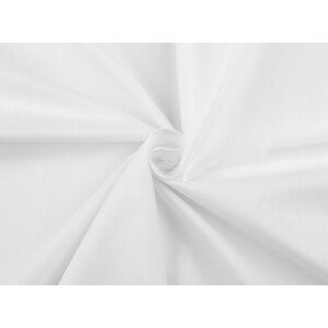 Bavlněná látka / plátno s příměsí polyesteru šíře 220 cm Varianta: bílá, Balení: 1 m