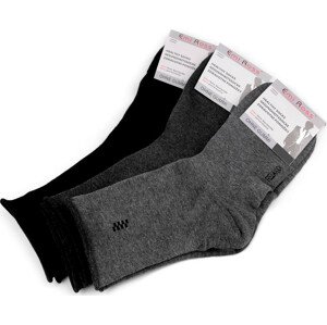 Pánské bavlněné ponožky se zdravotním lemem Emi Ross Varianta: 3 (vel. 39-42) mix, Balení: 3 pár