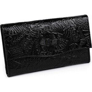 Dámská peněženka kožená 9x17,5 cm Varianta: 2 černá, Balení: 1 ks