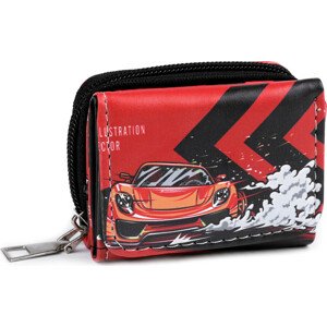 Mini peněženka 6,5x8,5 cm Varianta: 20 červená světlá auto, Balení: 1 ks