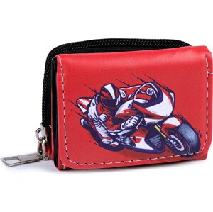 Mini peněženka 6,5x8,5 cm Varianta: 25 červená motorka, Balení: 1 ks