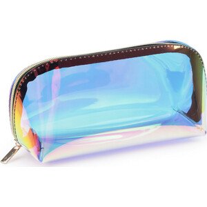 Pouzdro / kosmetická taška holografická Varianta: 1 (16 cm) transparent, Balení: 1 ks