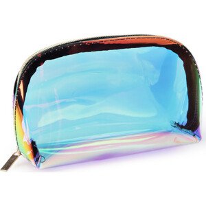 Pouzdro / kosmetická taška holografická Varianta: 2 (19 cm) transparent, Balení: 1 ks