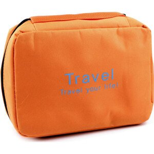 Kosmetická taška / závěsný organizér 16x22 cm Varianta: 1 oranžová, Balení: 1 ks