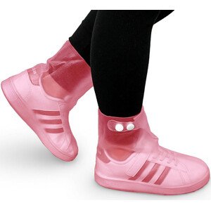 Silikonové návleky na boty dětské Varianta: 2 vel. M(28/29) korálová světlá, Balení: 1 pár