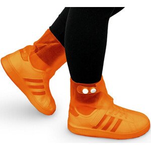 Silikonové návleky na boty dětské Varianta: 3 vel. M(28/29) oranžová neon, Balení: 1 pár