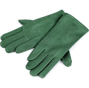 Dámské rukavice přechodní Varianta: 2 zelená šalvěj tmavá, Balení: 1 pár