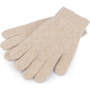 Dámské pletené rukavice Varianta: 1 béžová světlá, Balení: 1 pár