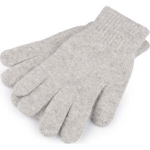 Dámské pletené rukavice Varianta: 2 šedá nejsvětlejší, Balení: 1 pár