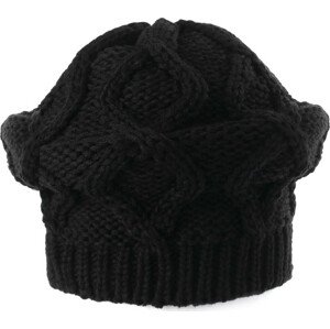 Dámský / dívčí pletený baret Varianta: 5 černá, Balení: 1 ks