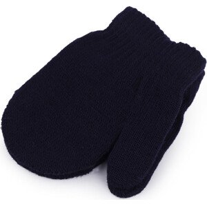 Dětské pletené rukavice palčáky Varianta: 4 modrá tmavá, Balení: 1 pár