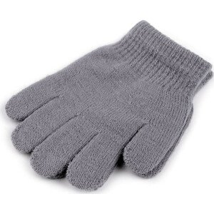 Dětské pletené rukavice Varianta: 3 šedá, Balení: 1 pár