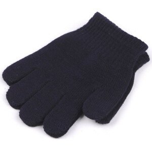 Dětské pletené rukavice Varianta: 4 modrá tmavá, Balení: 1 pár