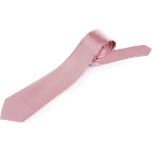 Saténová kravata jednobarevná Varianta: 1 pudrová, Balení: 1 ks