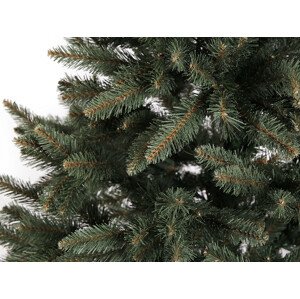 Umělý vánoční stromeček 220 cm - přírodní, zasněžený, 2D Varianta: 1 (214333) zelená, Balení: 1 ks