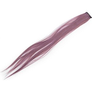 Pramen vlasů s clip-in hřebínkem Varianta: 2 fialovohnědá melír, Balení: 1 ks