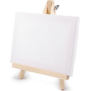 Mini malířský stojan s plátnem Varianta: bílá, Balení: 6 ks