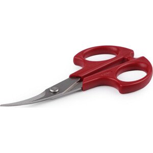 Nůžky PIN vyšívací délka 13,5 cm zahnuté Varianta: červená, Balení: 6 ks