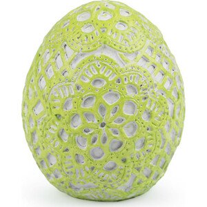 Velikonoční vajíčko krajkový motiv Varianta: 2 zelená sv., Balení: 1 ks
